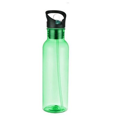 購入 6.8*25.5cm ポータブル ハンドル 700ML 大容量 カスタム トライタン スポーツ ボトル ジム 水瓶 ストロー ボタン 防塵カバー デザイン online manufacture