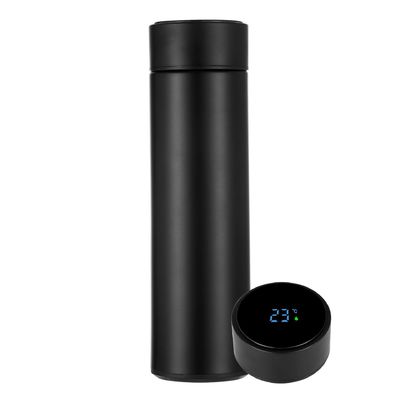購入 漏れ防止 350/500ML ステンレス スマート 水瓶 LED 温度ディスプレイ ステンレス スポーツ用 掃除が簡単 online manufacture