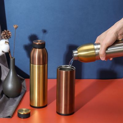 購入 450ML 600ML 広口 断熱ステンレス鋼瓶 2 イン 1 304 ステンレス鋼 キャンプ用水瓶 掃除洗浄機 防漏機 online manufacture