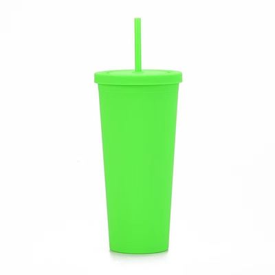購入 多用途 カスタムロゴ Bpa 無料 24 オンス プラスチック タンブラー マット ダブル ウォール アクリル カップ 450/700ml エコ フレンドリー 食器洗浄機 安全 清掃 簡単 online manufacture