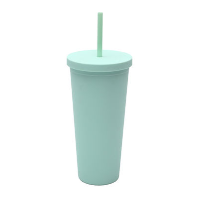 購入 広口 単壁 24 オンス プラスチック タンブラー 透明 カスタム プラスチック タンブラー カップ ストロー と 蓋 の 量 標準 サイズ カップホルダー フレンドリー online manufacture