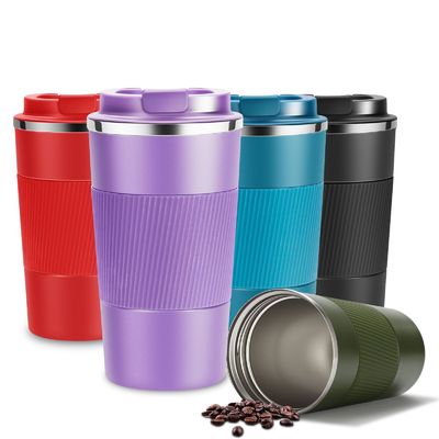購入 12オンス 密封蓋付き隔熱コーヒーカップ 密封蓋付きコーヒータンブラー 熱い氷のコーヒー茶のための真空ステンレス鋼 online manufacture