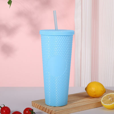 購入 ホリデー 氷の紫のブラング ステンド プラスチック冷杯 24オンス online manufacture