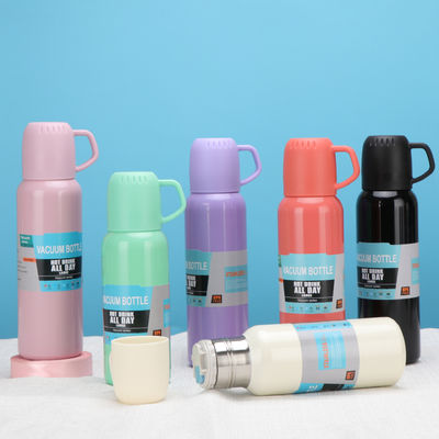 購入 ステンレス鋼の真空瓶とコーヒーカップセット 500ml 真空隔熱 漏れ防止 online manufacture