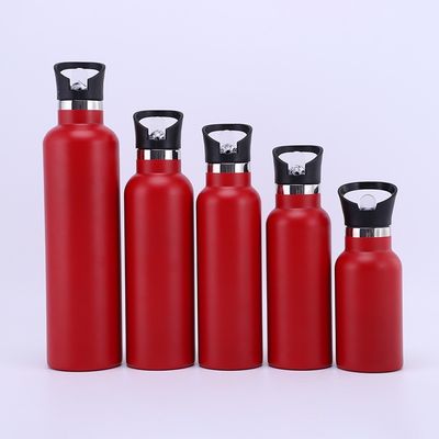 購入 キャンプ&ハイキング 水分化 カンテンの3つの蓋 狭いストロー蓋 漏れ防止真空 絶縁ステンレス ホット&コールド ダブルウォール スポーツ水瓶 真夜中 黒 32オンス online manufacture