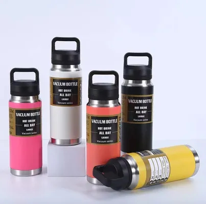 購入 600/800/1100ML アウトドアスポーツ ステンレス ウォーキング 水瓶 軽量 ダブルウォールステンレス 水瓶 簡単 チャグ デザイン オンライン製造