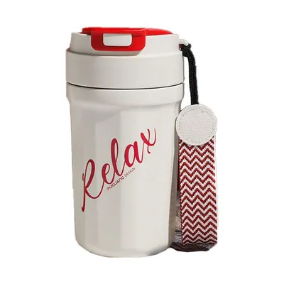 購入 460ml ダブル壁真空漏れ防止コーヒータンブラー サーモス 16オンス ステンレス鋼 断熱タンブラー フリップ蓋付き 断熱時間が長い オンライン製造