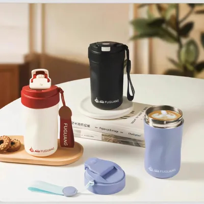 購入 漏れ防止レーザー彫刻 ステンレス鉄タンブラー 漏れ防止 コーヒーカップ スクロール トップ コーヒータンブラー キャンプ 旅行 徒歩 運動 活動 オンライン製造