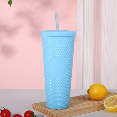 購入 ホリデー 氷の紫のブラング ステンド プラスチック冷杯 24オンス オンライン製造