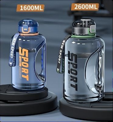 購入 1600/2600ML トリタン大型スポーツ水槽 BPAフリー漏れ防止スポーツ水瓶 エルゴノミックなデザイン ハンドル 広い口 簡単に清掃 オンライン製造