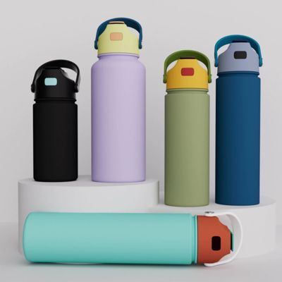 購入 Cross-border 18oz Space Bottle Stainless Steel Space Flask Insulated Pot Multi-color Series Custom Logo Water Cup Customization オンライン製造