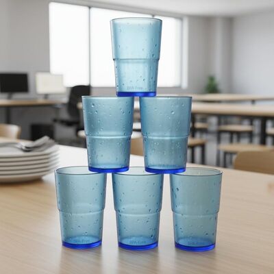 購入 BPAフリー素材で作られた再利用可能な積み重ね可能なプラスチックタンブラー オンライン製造