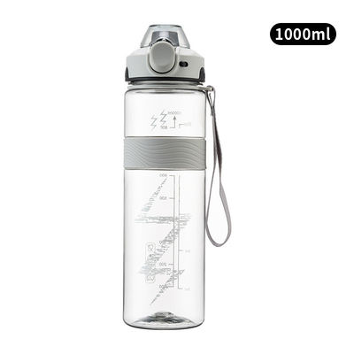 軽量 1000ml クリア トリタン 水瓶 Bpa 無料 携帯 プラスチック グラデント カラー 大型 スポーツ 水瓶 選択可能な色数