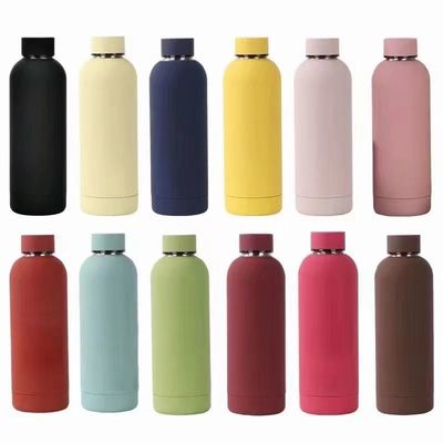 350/500/750/1000ML エコフレンドリー 隔離型 再利用可能 ステンレス スチール ジム 水瓶 1リットル スポーツ メタル 水瓶 環境保護
