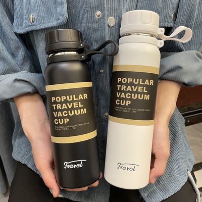 ダブルステンレス鋼 650ml 850ml 1100ml 真空瓶 クライミングフィットネス 熱茶杯 隔熱 冷たいパフォーマンス 屋外スポーツ