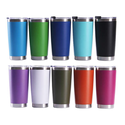 卸売 20oz ダブルウォール 真空 絶縁 トンブル ステンレス カー 旅行 蓋付き カフェカップ