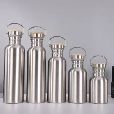 350ml 500ml 600ml Oem Odm シングルウォールステンレス鋼水瓶 BPAフリーステンレス鋼 旅行水瓶 軽量 ミニマリストデザイン