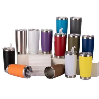 工場 断熱ステンレス 20オンス 旅行飲料カップ コーヒー ガラス 小さな水瓶
