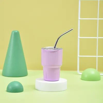 ステキなショットグラス ストロー2オンス ミニショットタンブラー 蓋とストロー カワイ 隔熱タンブラー エスプレッソコーヒー スピリート ステキな物 おかしなプレゼント