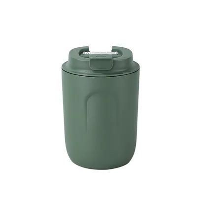 ステンレスステールコーヒーカップ 旅行用カップ 壁付きダブルバキュームカップ 自動車用タンブラーカップ 暖か/氷付きコーヒー用の蓋付き